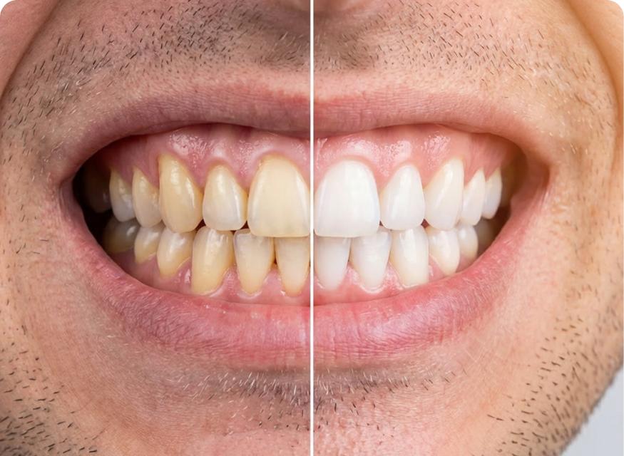 Gum line result, second customer